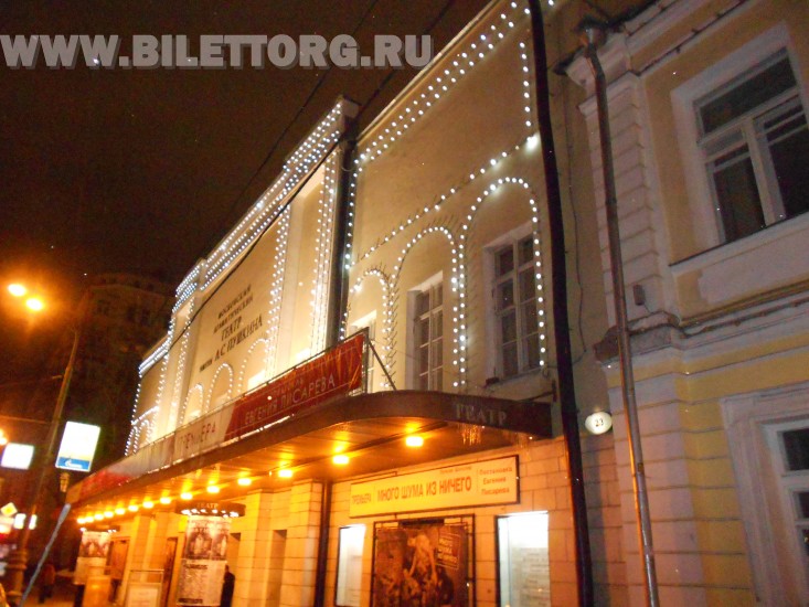 Театр им. Пушкина вечером - фото 5