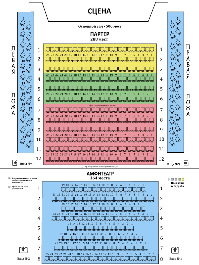 Театр музыкальной комедии схема зала