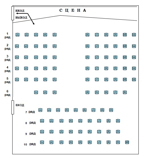 Таганка новая сцена схема зала